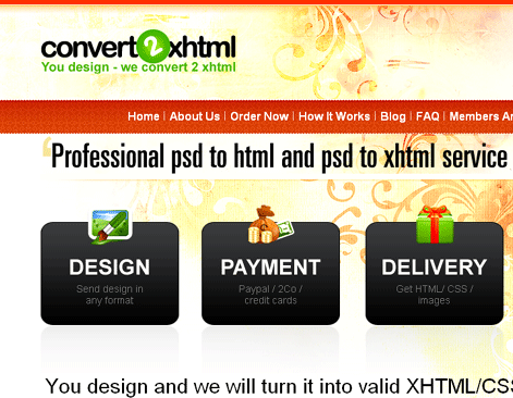 Convert 2 Xhtml