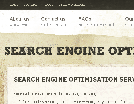 Search Engine Optimisation